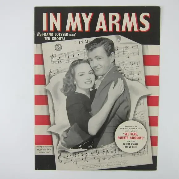 Sheet Music In My Arms See Here Private Hargrove Robert Walker Donna Reed 1943 - Picture 5 of 12